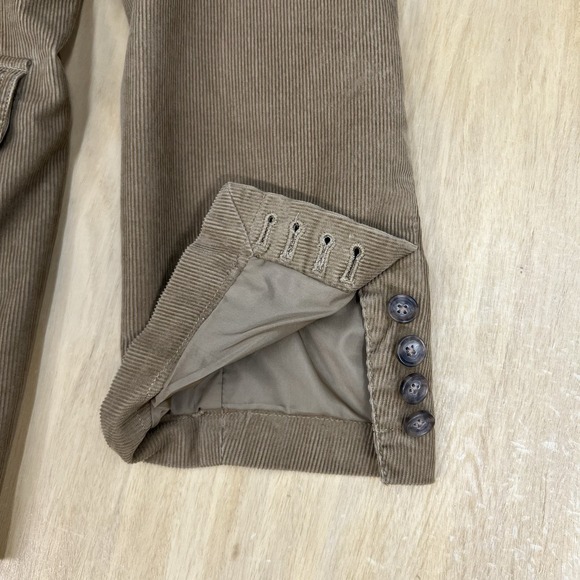 J. Crew Corduroy Blazer Sports Coat Mens Sz Large (44R) Vintage Dyed Khaki - Picture 5 of 13